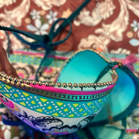 Shade & Shore Multicolor Patterned Swimwear - Picture 7 of 9